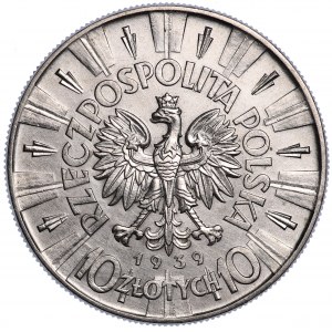 10 złotych 1939, Piłsudski