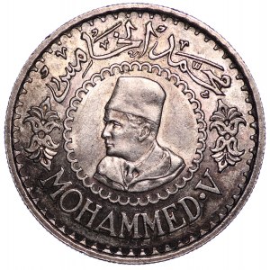 Maroko, 500 frankov 1956 - krásne