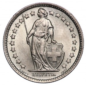 Schweiz, 1/2 Franken 1959