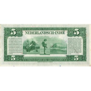 Holenderskie Indie, 5 Gulden 1943