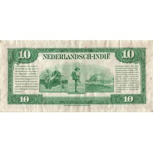 Holenderskie Indie, 10 Gulden 1943