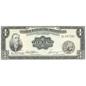 Philippines, 1 Peso 1949