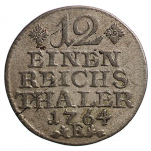 Deutschland, Preußen, Friedrich II., 1/12 Taler 1764 E