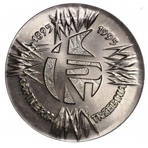 Medal - Trzebinia Refinery 1895-1995, Silver