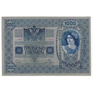 Rakúsko, 1 000 korún 1902 (1919)