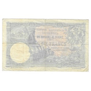 Serbia, 10 Dinara 1893