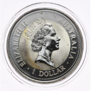 Australia, Kookaburra, 1997, 1 oz, Ag 999 ounce