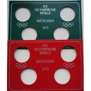 Westdeutschland, Olympische Spiele in München, Satz von 24 x 10 DM in Original-Kassette