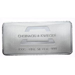 100 g Riegel, AG 999, Chojnacki&amp;Kwiecień, original foliert