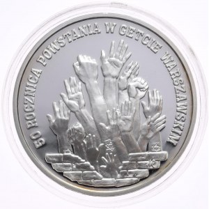 300 000 PLN 1993. 50. výročie povstania vo varšavskom gete