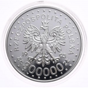 300000 zł 1993r. 50 rocznica powstania w getcie warszawskim