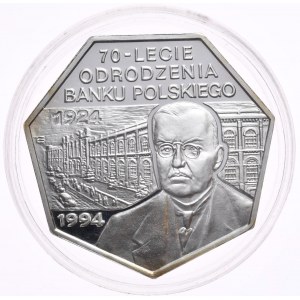 300 000 PLN 1994, 70. výročie obnovenia Poľskej banky