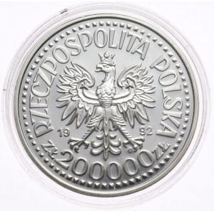 200.000 PLN 1992, Władysław Warneńczyk halbe Figur