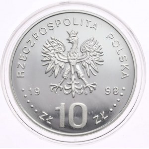 10 zł 1998 rok, Zygmunt III Waza popiersie