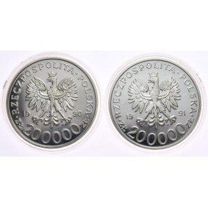 Set of 2 pieces 200000 zl, General Tadeusz Komorowski, General Michal Tokarzewski