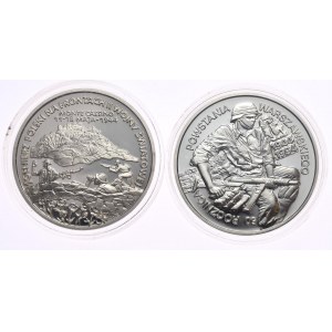 Set of 2 pieces 100000 zloty 1994 Warsaw Uprising-anniversary, 200000 zloty 1994 Monte Cassino