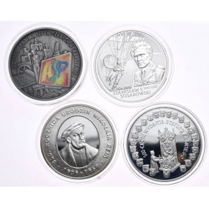 Satz von 4 Stück 10 zl 2004- 2006, Sosabowski, ASP, Rej, Statut von Łaski