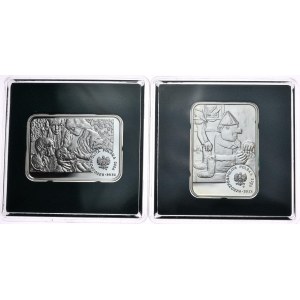 Set of 2 pieces, £20 2004, Wyspianski, £20 2005, Makowski