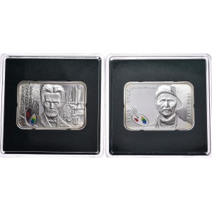 Set of 2 pieces, £20 2006, Gierymski, £20 2007, Wyczółkowski