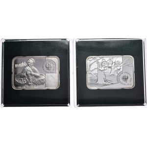 Set of 2 pieces, £20 2006, Gierymski, £20 2007, Wyczółkowski