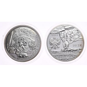 Set of 2 pieces, £20 2010 Krzeszów, £20 2012 Krzemionki Opatowskie