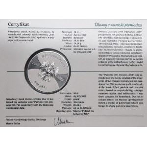 PLN 20 2014, Patrioten 1944, Bürger 2014