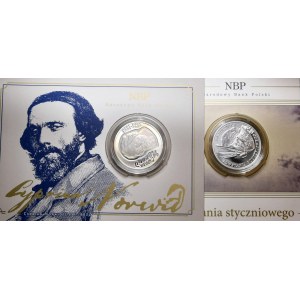 Set of 2 pieces 10 zl 2013, Norwid, 150 Anniversary of the January Uprising