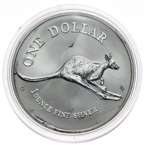Austrália, klokan 1994, 1 oz, 1 oz Ag 999