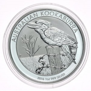 Australia, Kookaburra, 2016, 1 oz, Ag 999 ounce