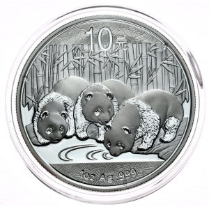 Chiny, panda 2013, 1 oz, uncja Ag 999