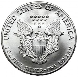 USA, dolar Liberty Silver Eagle 1987, 1 oz, uncja 999 AG
