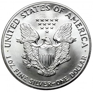 USA, Liberty Silver Eagle 1987 dolár, 1 oz, 999 AG unca