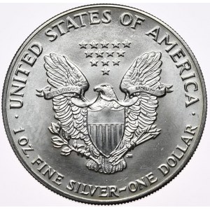 USA, Liberty Silver Eagle 1987 dolar, 1 oz, 999 AG unce