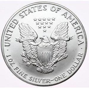 USA, dolar Liberty Silver Eagle 1992, 1 oz, uncja 999 AG