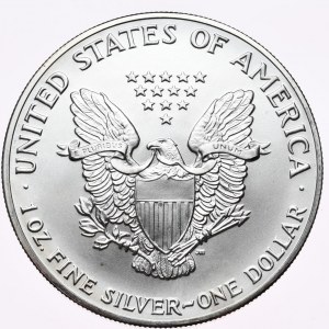 USA, dolar Liberty Silver Eagle 1992, 1 oz, uncja 999 AG