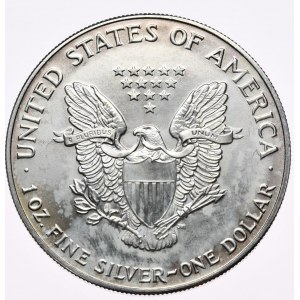 USA, dolar Liberty Silver Eagle 1993, 1 oz, uncja 999 AG