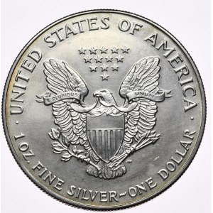 USA, Liberty Silver Eagle 1993 dolár, 1 oz, 999 AG unca