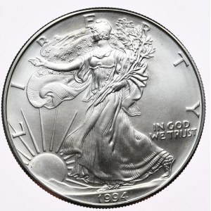 USA, Liberty Silver Eagle dollar 1994, 1 oz, 999 AG ounce