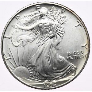 USA, Liberty Silver Eagle 1995 Dollar, 1 Unze, 999 AG Unze