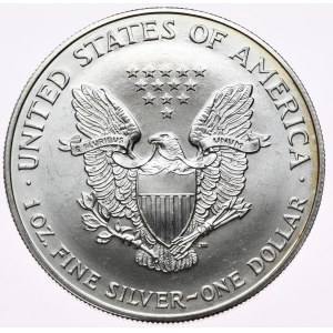 USA, dolar Liberty Silver Eagle 1995, 1 oz, uncja 999 AG