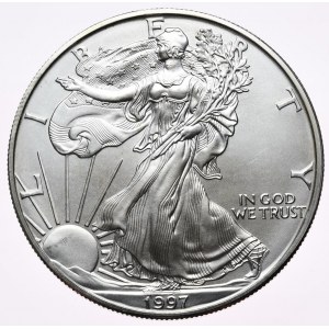 USA, Liberty Silver Eagle 1997 dollar, 1 oz, 999 AG ounce