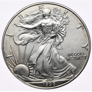 USA, Liberty Silver Eagle 1998 Dollar, 1 Unze, 999 AG Unze
