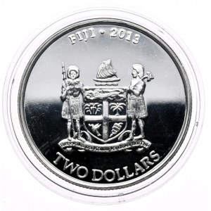 Fiji, Żółw 2013, 1 oz, uncja 999 AG