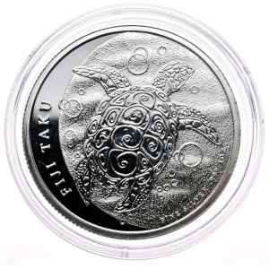 Fiji, Żółw 2013, 1 oz, uncja 999 AG