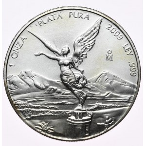 Meksyk, Libertad 2009, 1 oz, uncja 999 AG