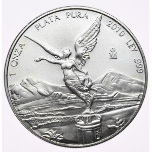 Meksyk, Libertad 2010, 1 oz, uncja 999 AG