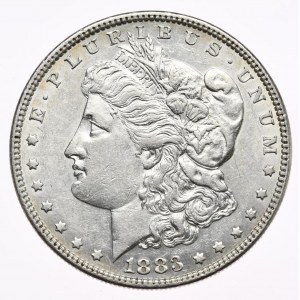 USA, dolár 1883 Morgan, Philadelphia