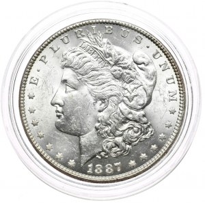 USA, dolar 1887 Morgan, Filadelfia