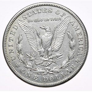 USA, dolar 1921 Morgan, San Francisco, rzadsza mennica