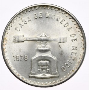 Mexiko, Peso 1979, Ag 925, 33,625g = 1 Unze Ag 999